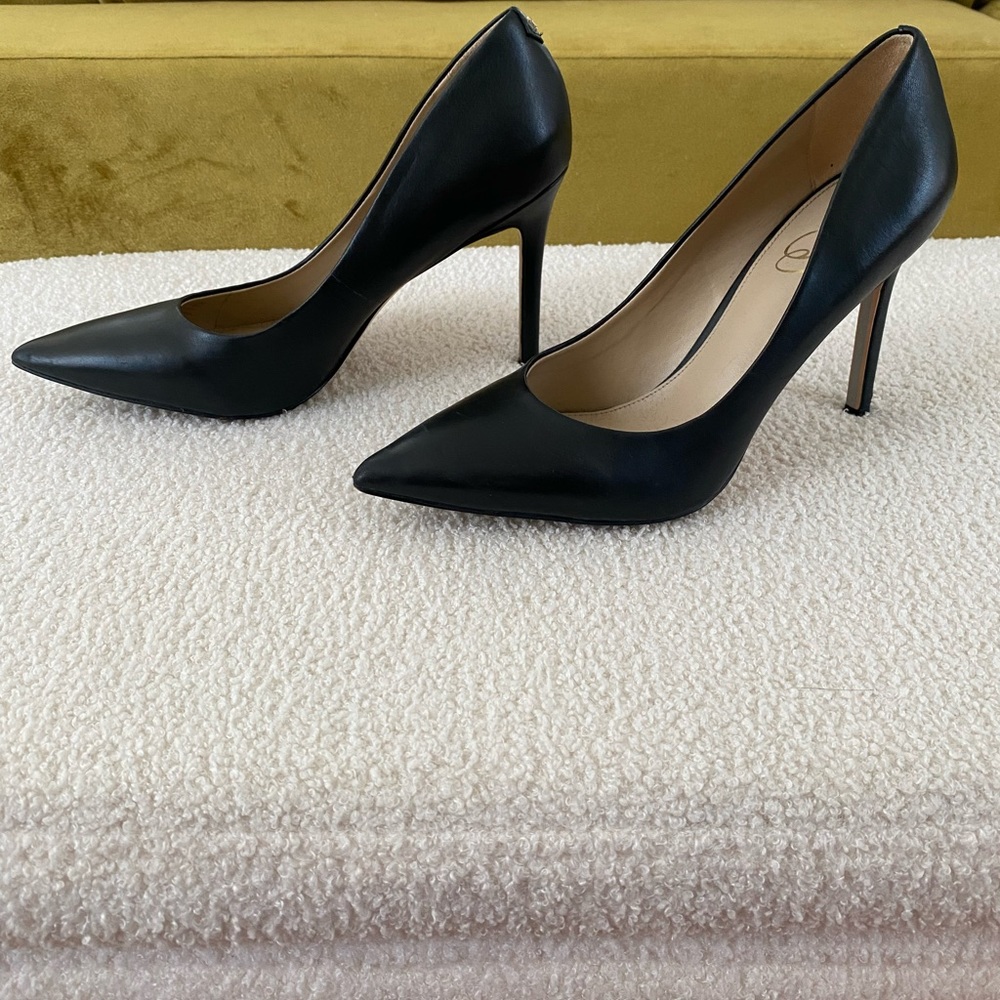 Sam Edelman Hazel black stiletto heels. Worn once. Women’s size US 8.5.